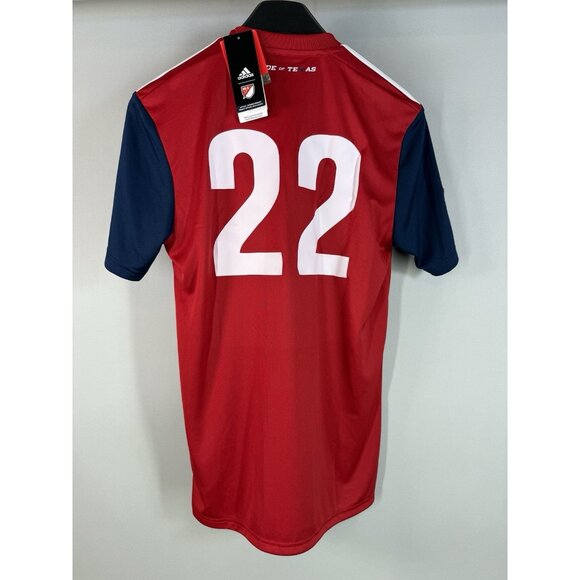 FC Dallas 2019 Home Replica Jersey Men’s T shirt Adidas Red, Small S, New W/Tags - Picture 7 of 16